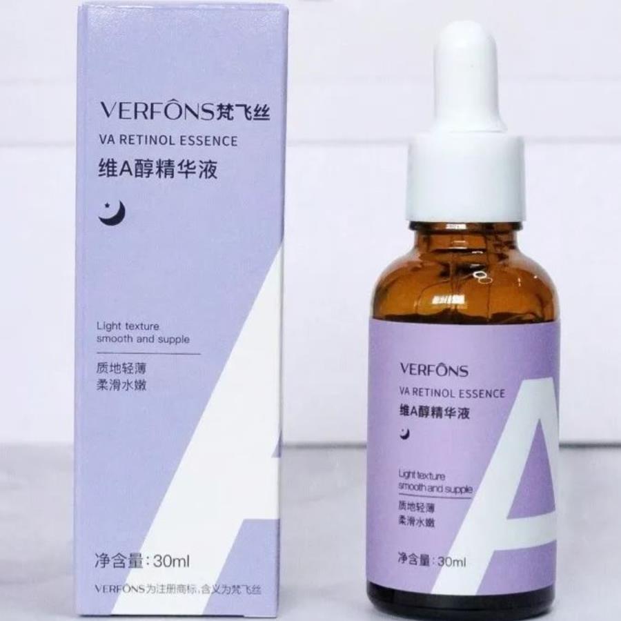 Verfons Esencia Facial con Retinol 30ml ✨💜 — Renovación Celular y Piel Rejuvenecida